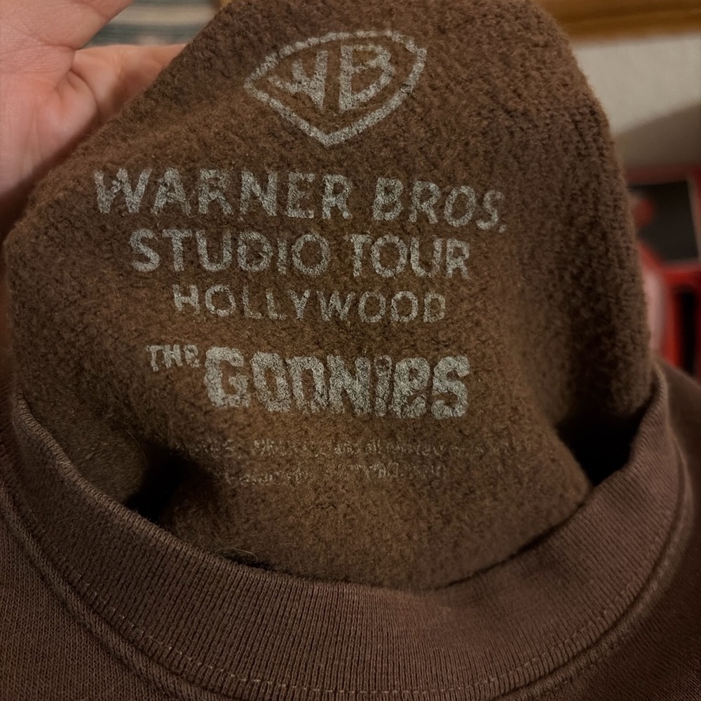 Warner Bros Brown Goonies Pull Over Sweater - Picture 5 of 5